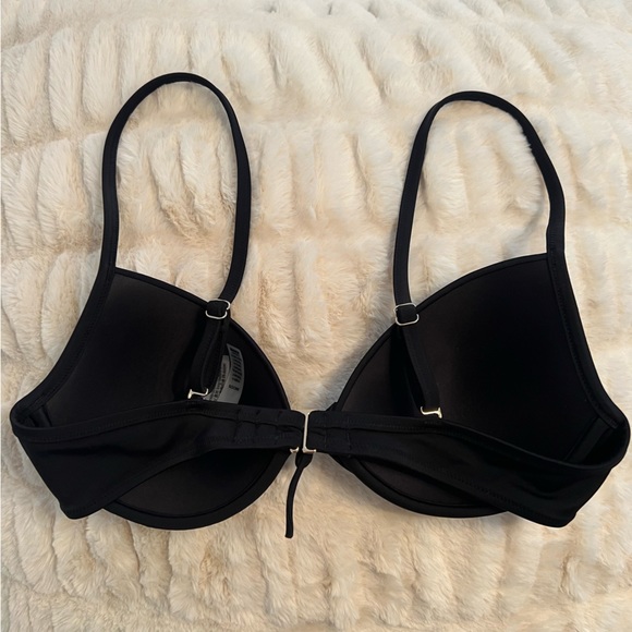 Victoria’s Secret Swim padded push up black bikini top size 34C - Picture 4 of 5